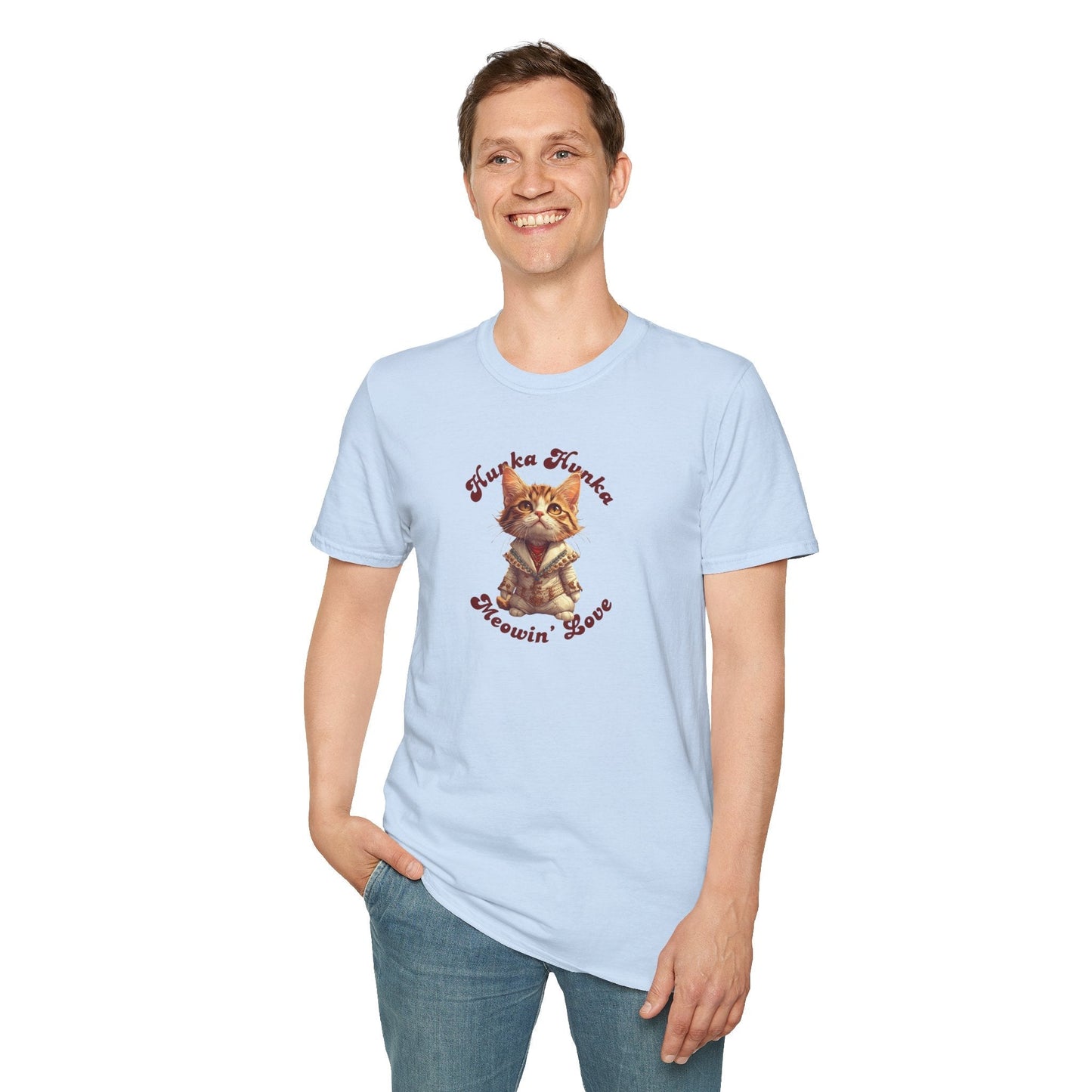 Hunka Hunka Meowin' Love Unisex Tee