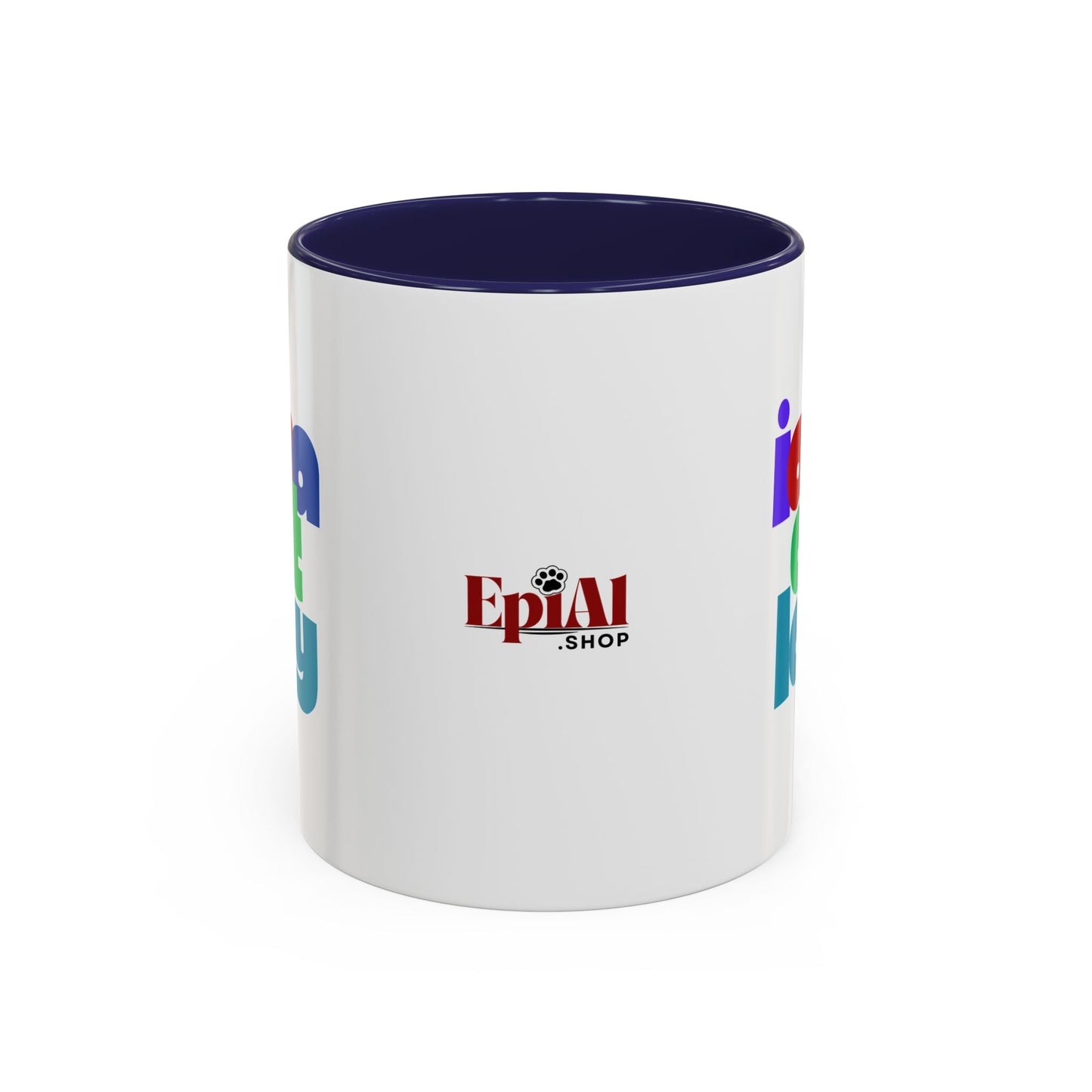 I Am a Cat Lady Accent Coffee Mug