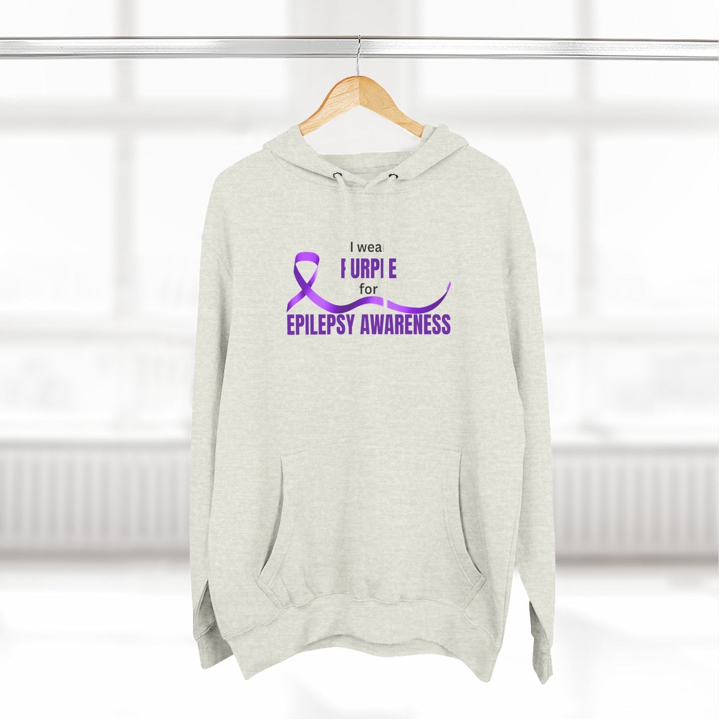 I Wear Purple Epilepsy Awareness Hoodie