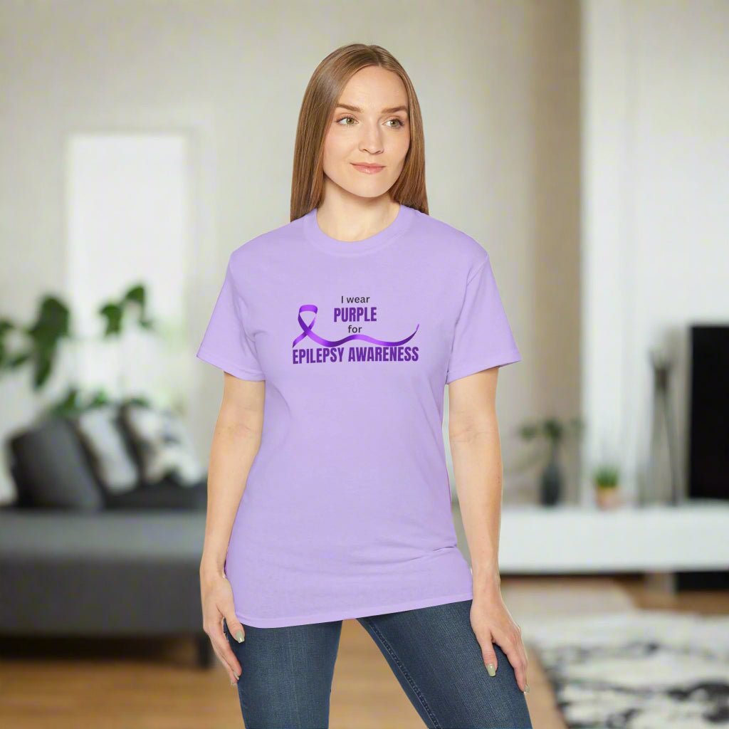 I Wear Purple Epilepsy Awareness Tee