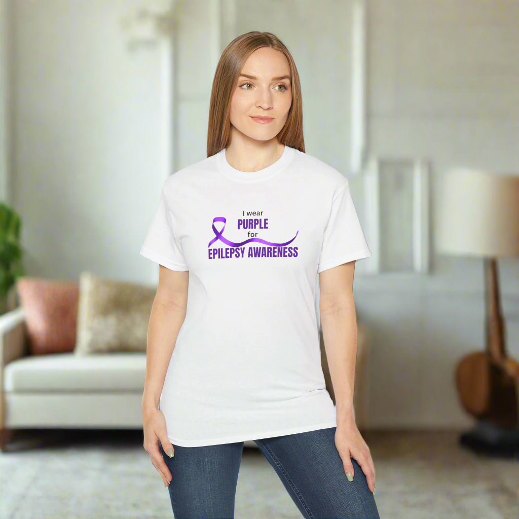 I Wear Purple Epilepsy Awareness Tee