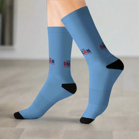 Identifies as American Sublimation Socks