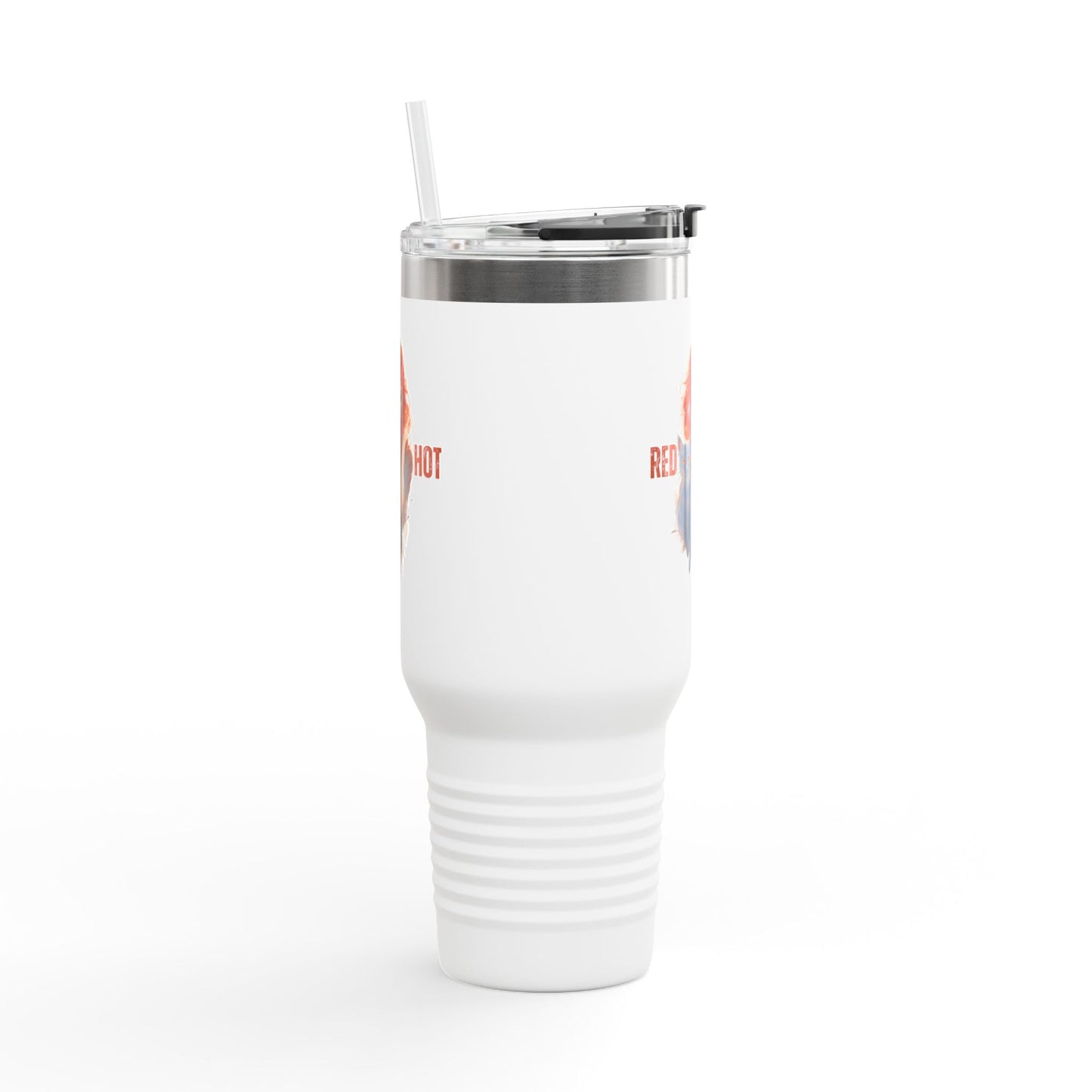 Red Hot Vibes Insulated Travel Mug - 40oz Coffee Travel Tumbler