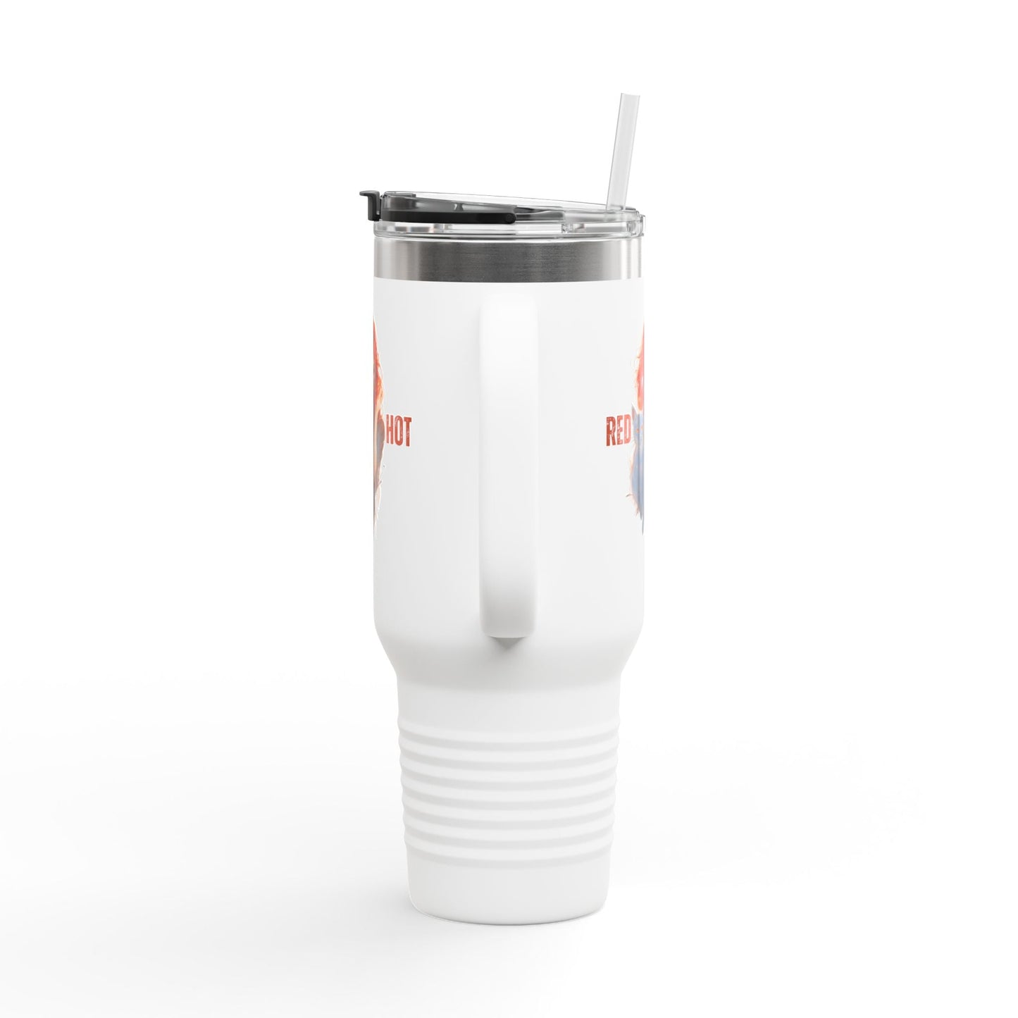 Red Hot Vibes Insulated Travel Mug - 40oz Coffee Travel Tumbler