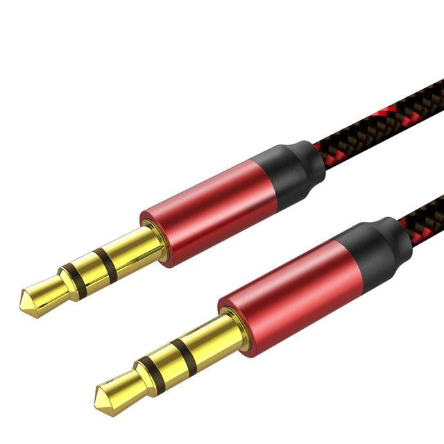 Jack Audio Cable Jack Male To Male Audio Aux Cable For Car Headphone Hi-Fi Stereo Jack Shielded AUX Cord Compatible With Phones Tablets Speaker Wire Line Aux Cord Speaker 3.5mm