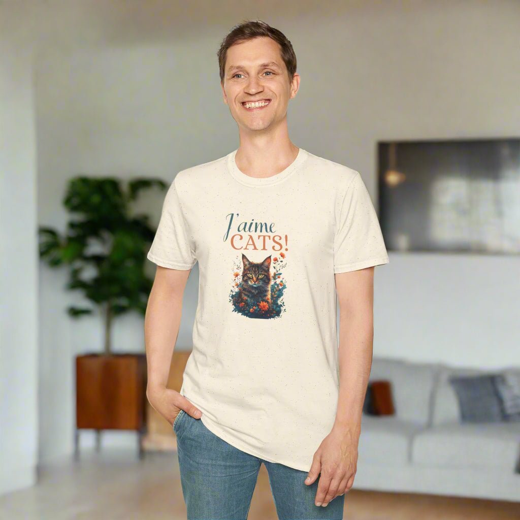 J'aime Cats Unisex Softstyle T-Shirt