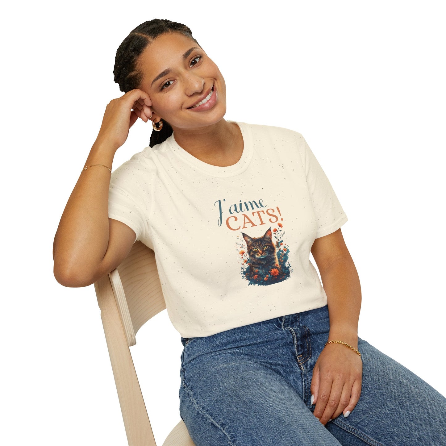 J'aime Cats Unisex Softstyle T-Shirt