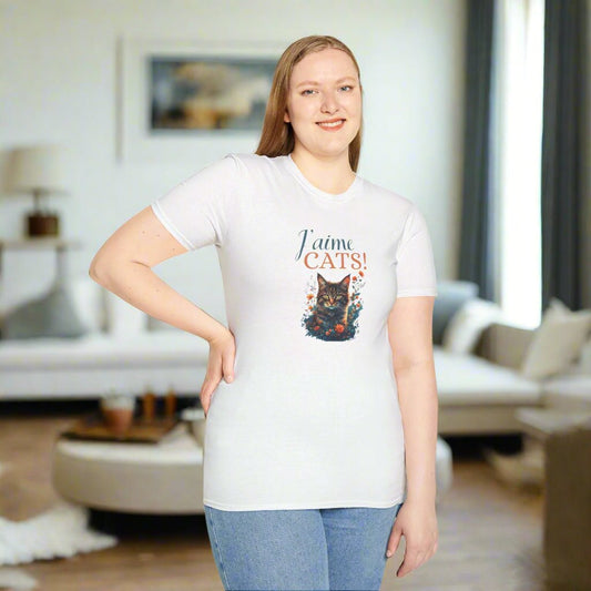 J'aime Cats Unisex Softstyle T-Shirt