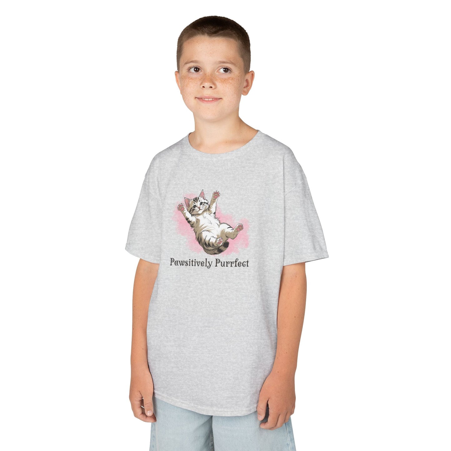 Kids Purrfect Cat Graphic Tee