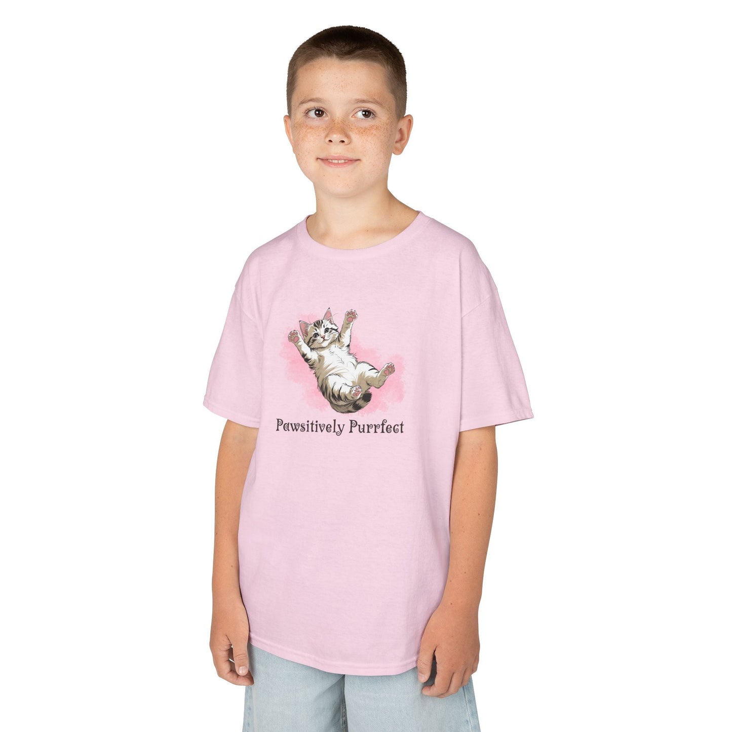 Kids Purrfect Cat Graphic Tee