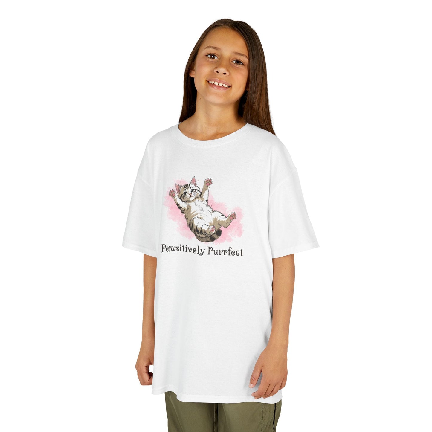 Kids Purrfect Cat Graphic Tee