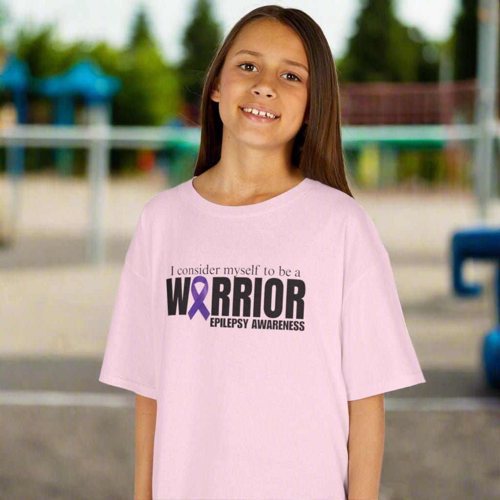 Kids Epilepsy Awareness Tee for Empowering Your Child with Warrior Spirit