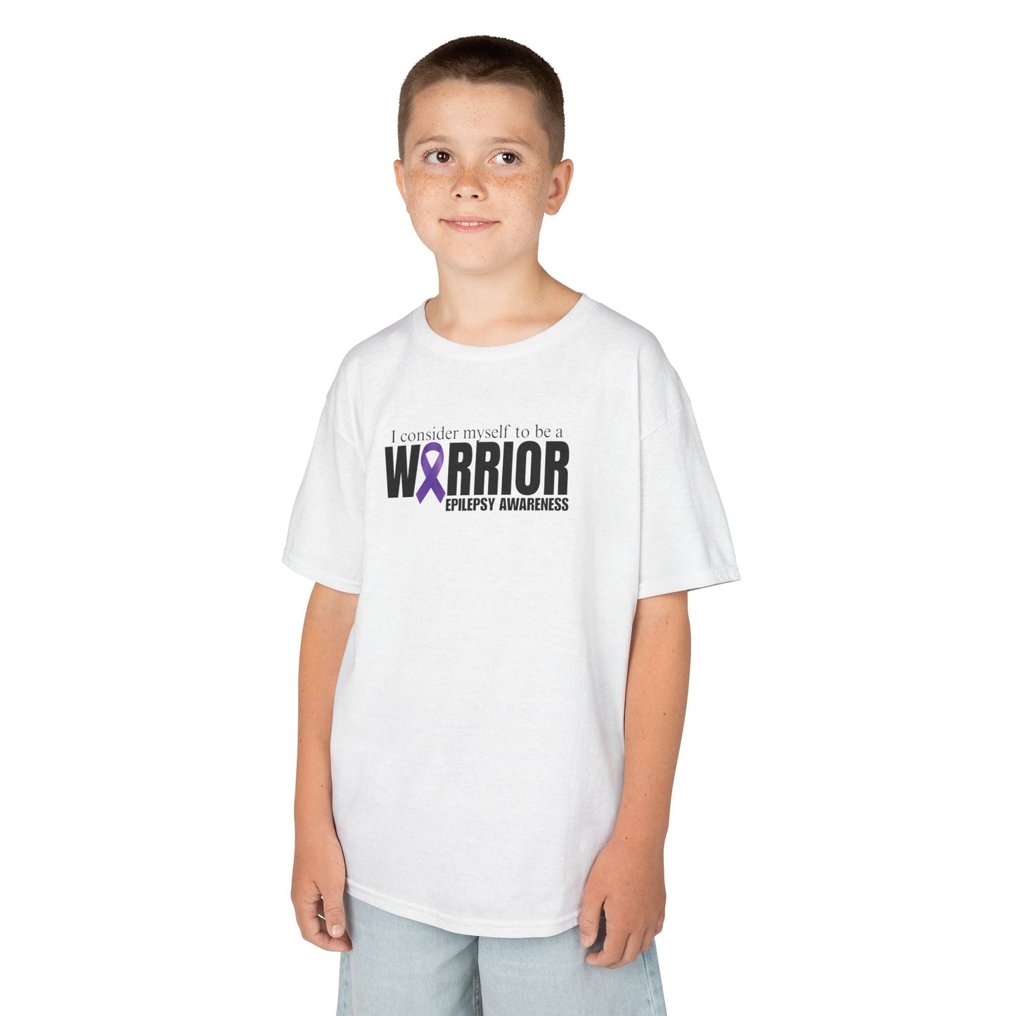 Kids Epilepsy Awareness Tee for Empowering Your Child with Warrior Spirit