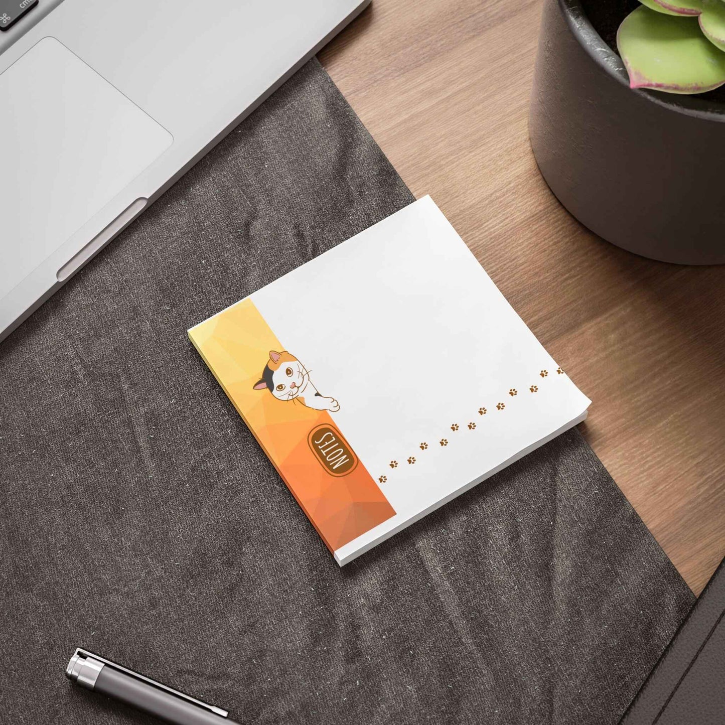 Kitty Post-it Notes | Cat Approved Sticky Notes for Chaotic Brilliance