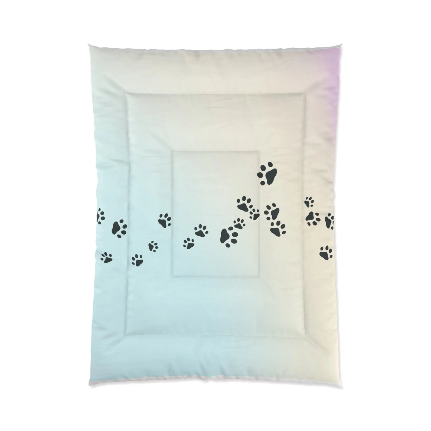 Kitty Tracks Comforter - Cozy Pet Lover Bedding