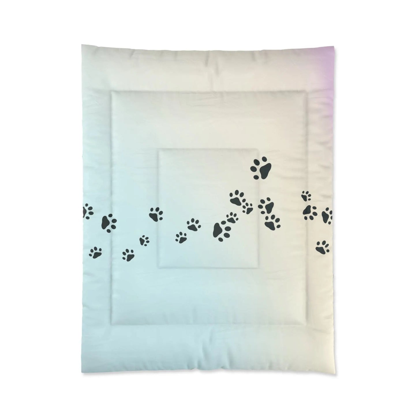 Kitty Tracks Comforter - Cozy Pet Lover Bedding