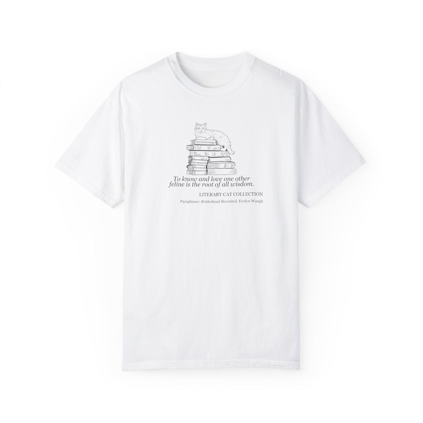 Literary Cat Unisex T-Shirt - Brideshead Revisited