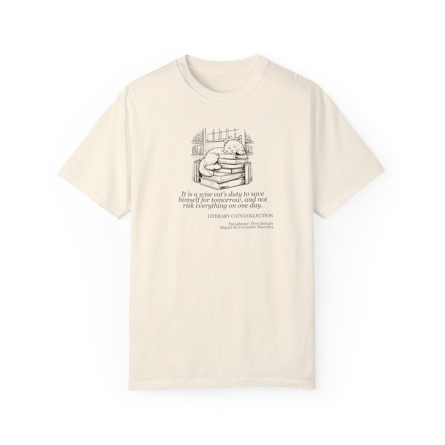 Literary Cat Unisex T-Shirt - Don Quixote