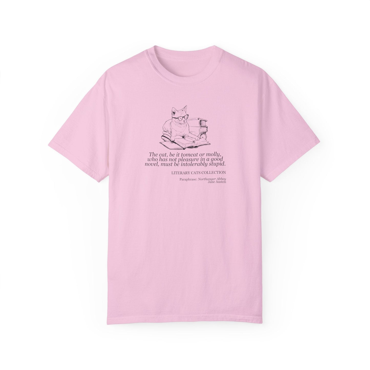 Literary Cat Unisex T-Shirt - Northanger Abbey