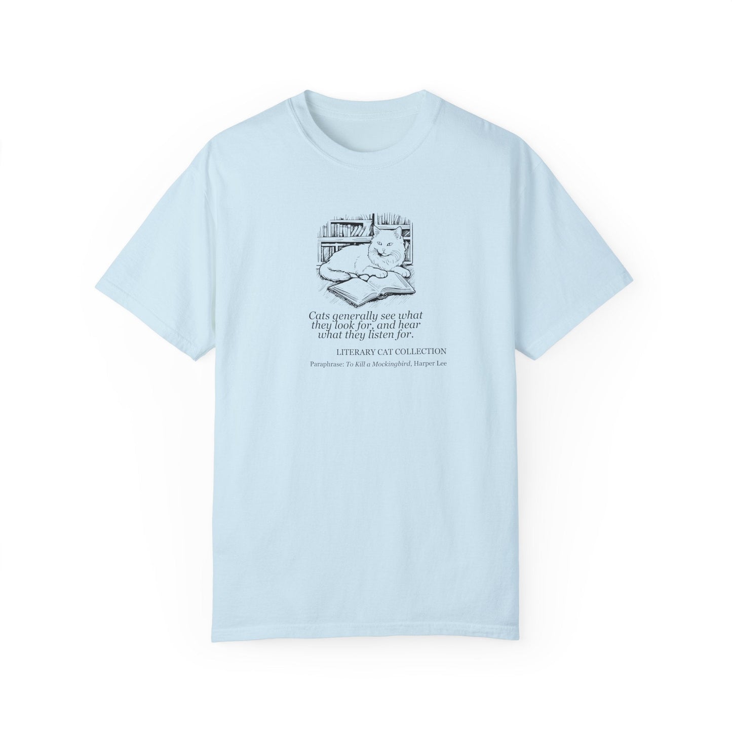 Literary Cat Unisex T-Shirt - To Kill a Mockingbird 2