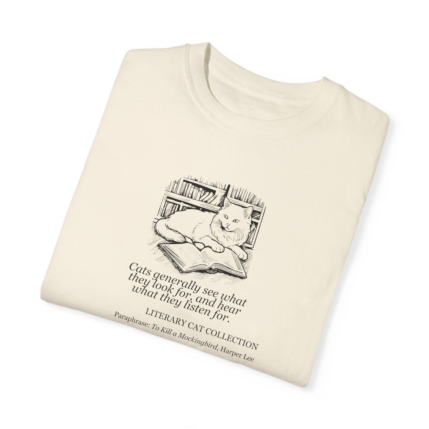 Literary Cat Unisex T-Shirt - To Kill a Mockingbird 2