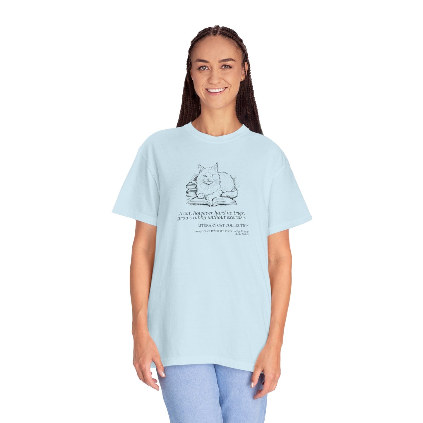 Literary Cat Unisex T-Shirt - When We Were Very Young
