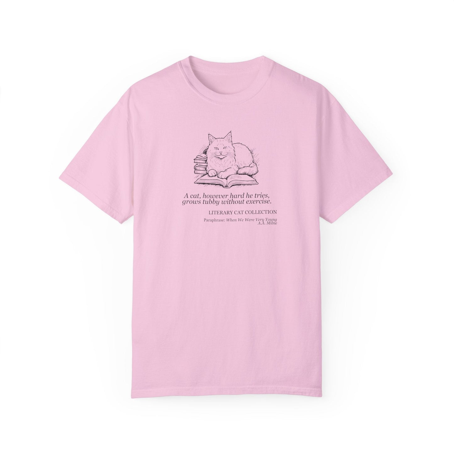 Literary Cat Unisex T-Shirt - When We Were Very Young