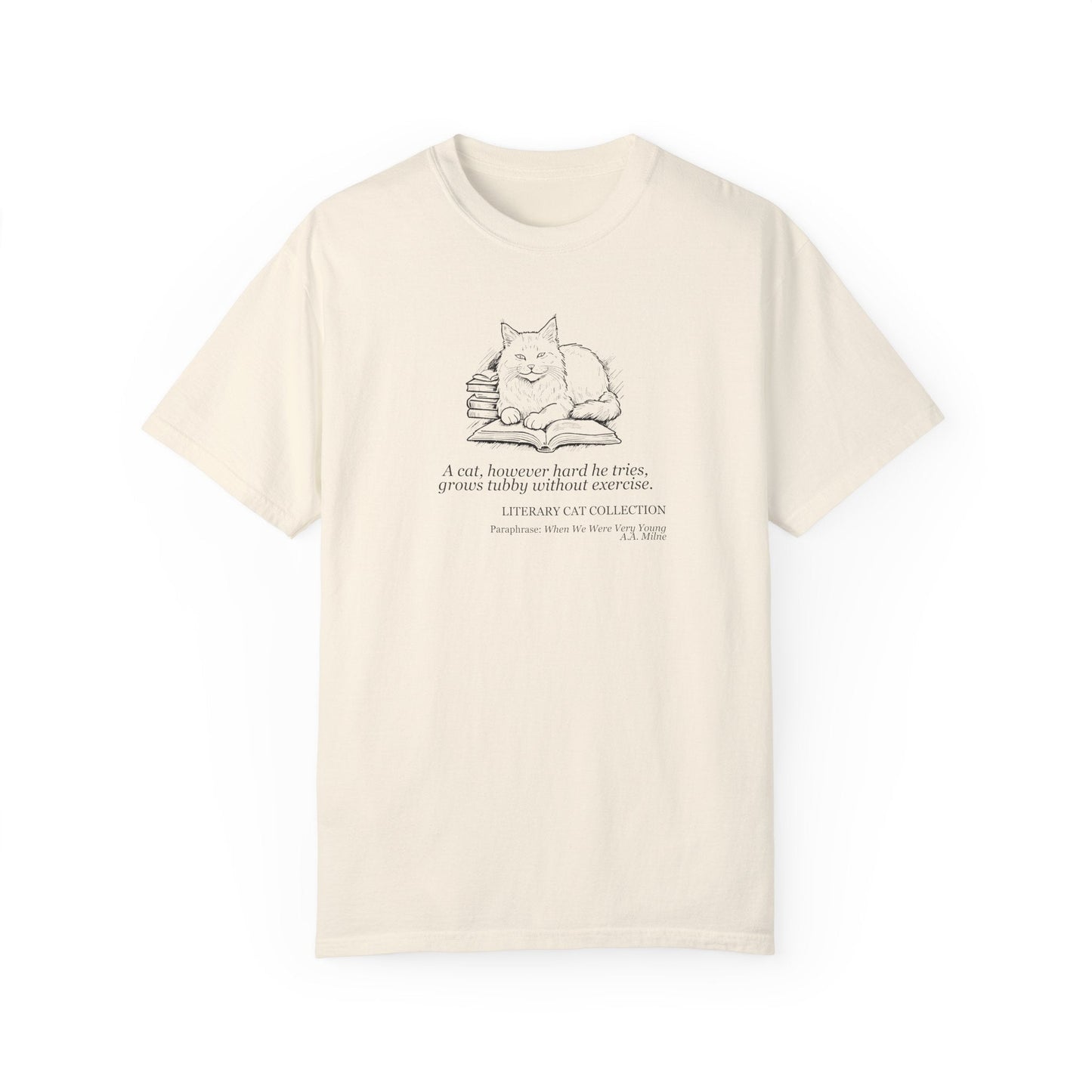 Literary Cat Unisex T-Shirt - When We Were Very Young