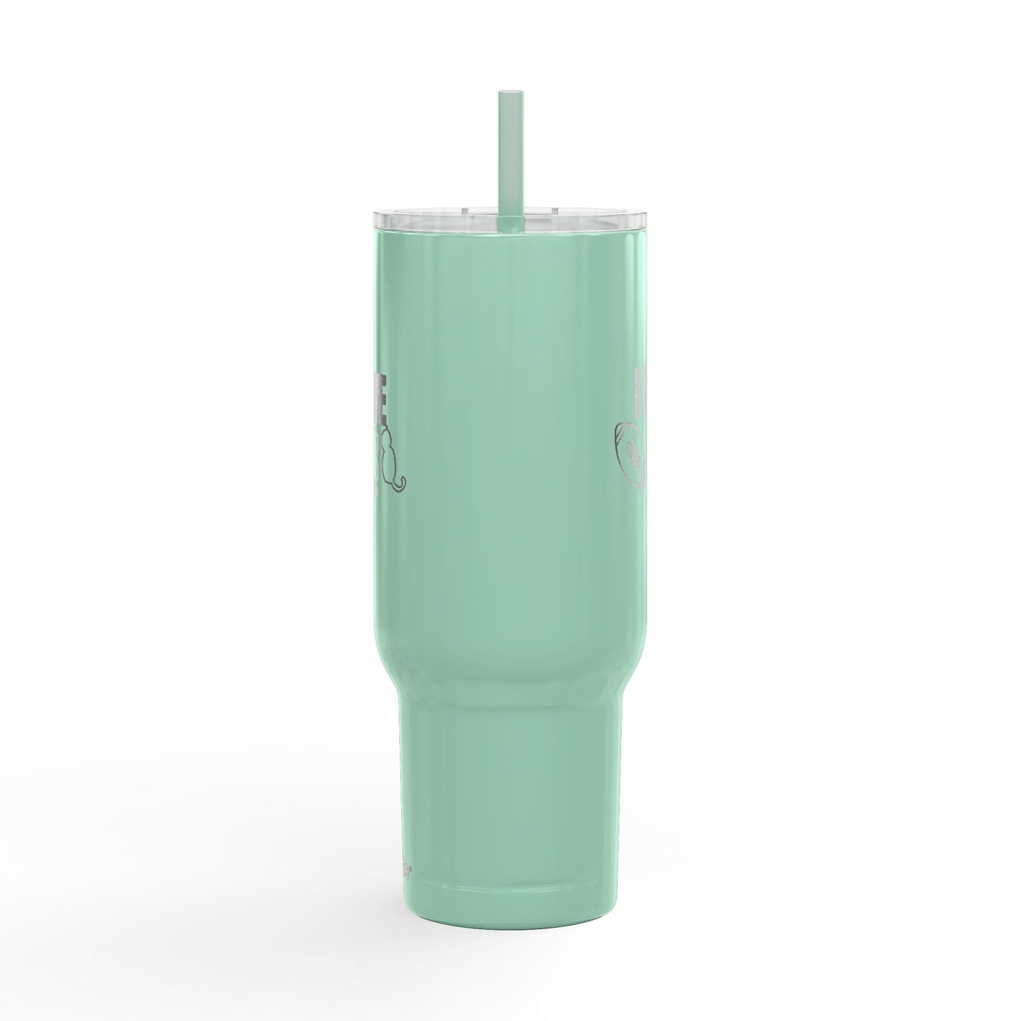 Love Football & Cats Engraved Insulated Tumbler