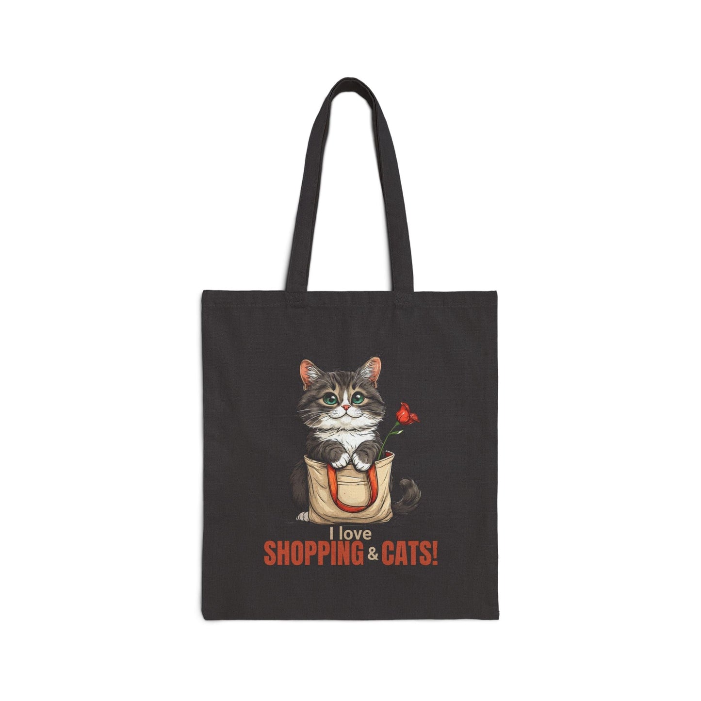 Love Shopping & Cats Tote Bag
