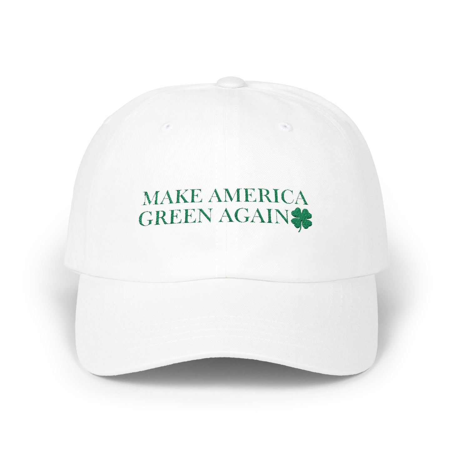 Make America Green Again Classic Dad Cap - Eco-Friendly Style for St. Patrick's Day