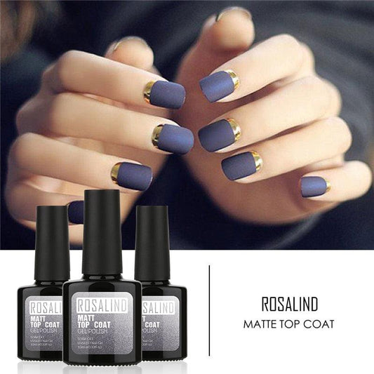 Matt Nail Polish UV/LED Gel 10ml Long Lasting Gorgeous Matt Effect Fashion Design For Womens