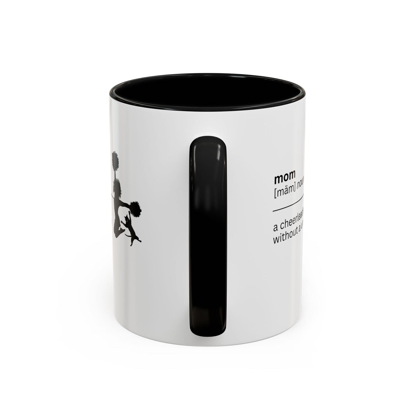 Mom Cheerleader Accent Coffee Mug - Perfect Gift for Moms