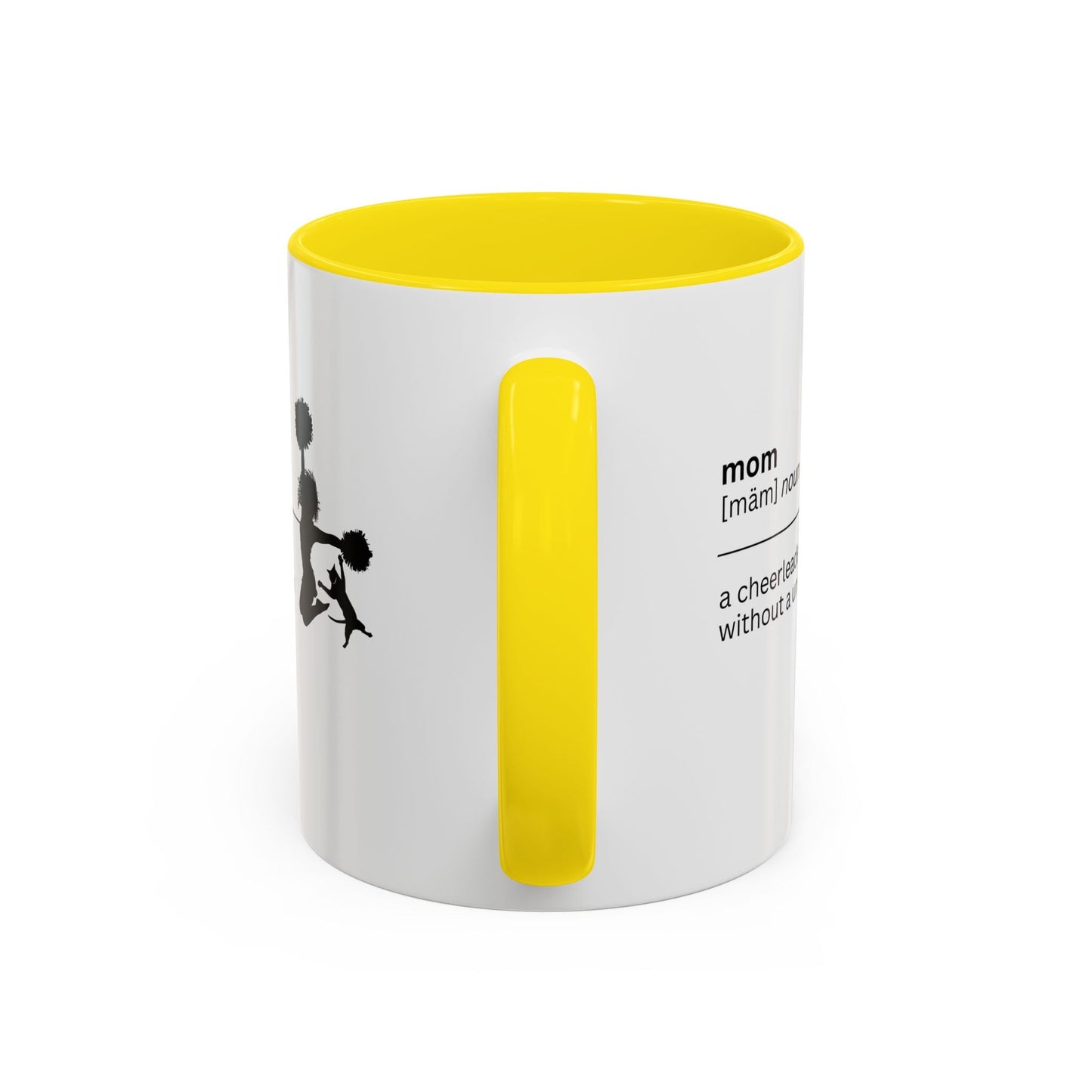 Mom Cheerleader Accent Coffee Mug - Perfect Gift for Moms