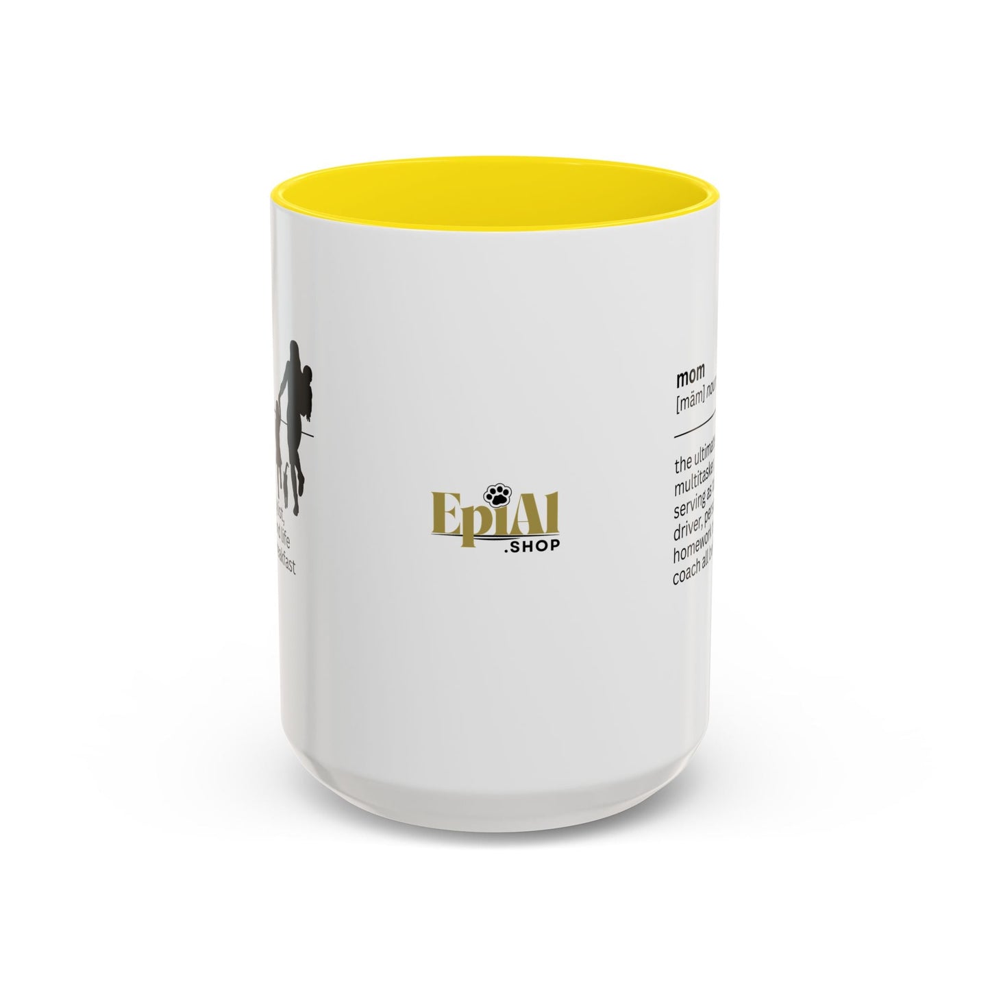 Mom Multitasker Accent Coffee Mug - Perfect Gift for Moms