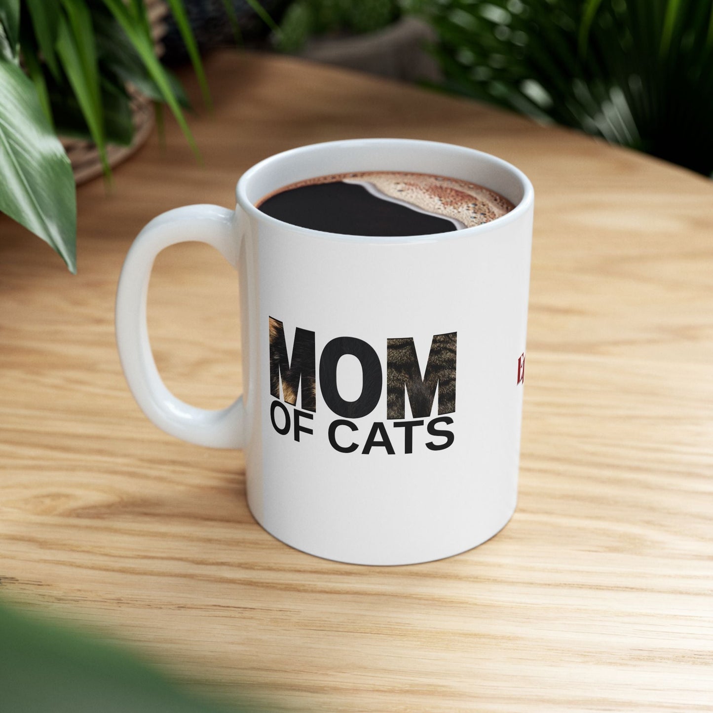 Mom of Cats Ceramic Mug - Perfect Gift for Cat Lovers