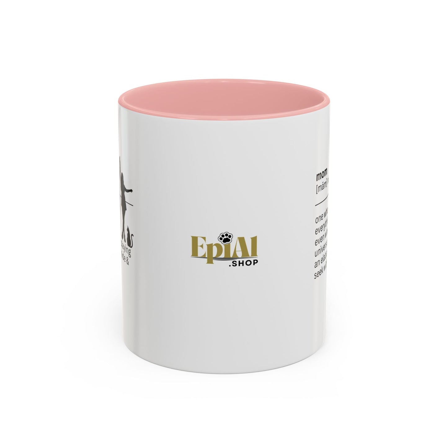 Mom Okay Accent Coffee Mug - Perfect Gift for Moms