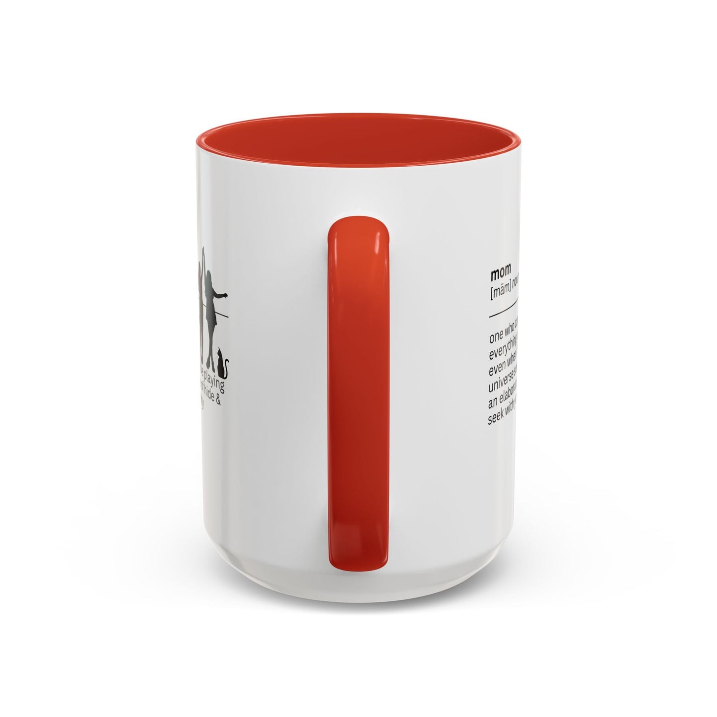 Mom Okay Accent Coffee Mug - Perfect Gift for Moms