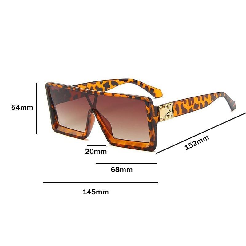 New Design New Stylish New Classic New Black & White Square Shape Sunglasses For Women New Fashionable Branded & Oversized Sun Glasses For Men New Luxury Shades Sunglasses For Men & Women