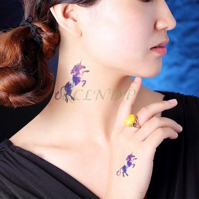 New Different Waterproof Temporary Tattoo Cute Fox Dog Luxury Animal Stickers Tattoo Colorful Modern Design For Adults Kids