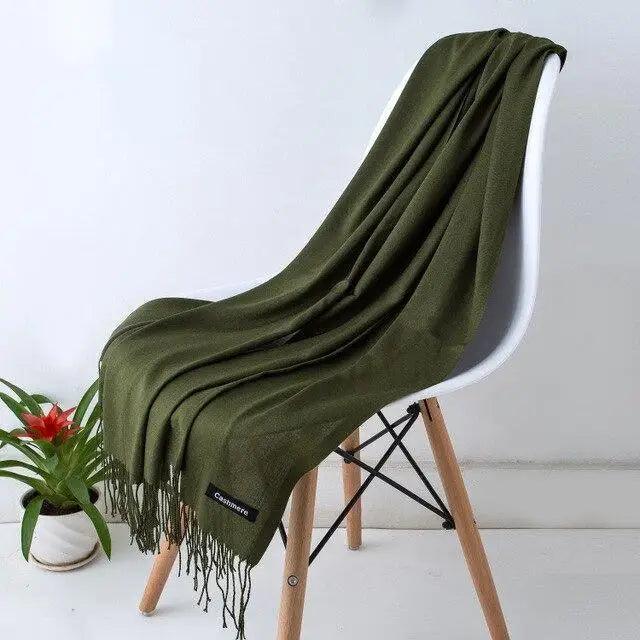 New Stylish Winter Scarf For Ladies Shawls And Wraps Neck Scarves Women Female Stoles Casual Wear Pashmina Scarf and Shawl Soft Women Pashminas