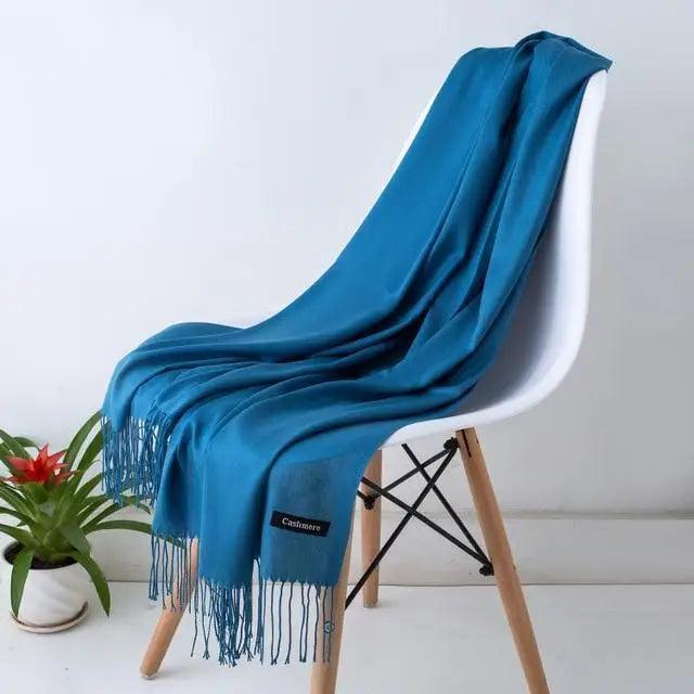 New Stylish Winter Scarf For Ladies Shawls And Wraps Neck Scarves Women Female Stoles Casual Wear Pashmina Scarf and Shawl Soft Women Pashminas