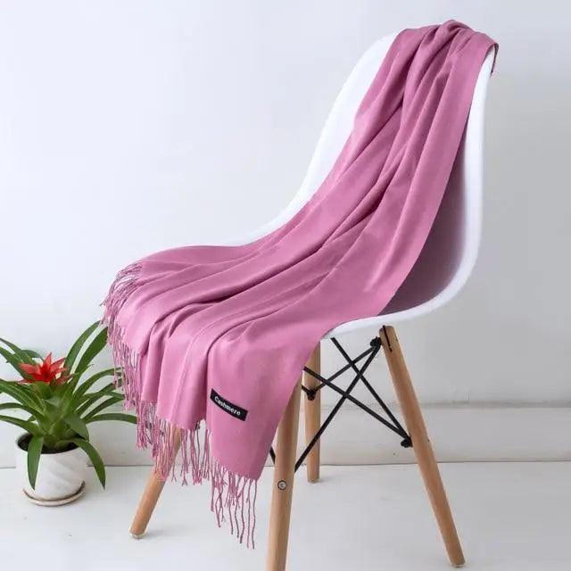 New Stylish Winter Scarf For Ladies Shawls And Wraps Neck Scarves Women Female Stoles Casual Wear Pashmina Scarf and Shawl Soft Women Pashminas