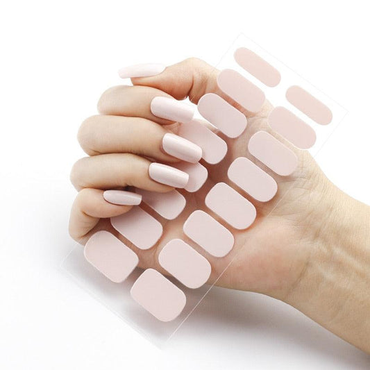 New Year Pure Color Nail Wrap Decals Plain Decor Stickers Nail Art Sticker Set Minimalist Nail Strip Christmas Nail Sticker Nail Decorations Accessories Metal Curve Stripe Lines Design Letter Nail Sticker Adhesive Decoration Template Nail Tool Decor