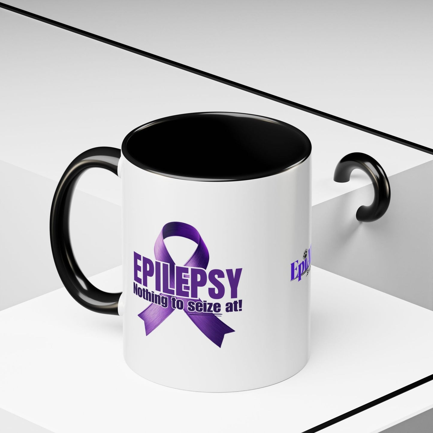 Nothing to Seize At Awareness Mug - Purple Ribbon Epilepsy Awareness Coffee Mug