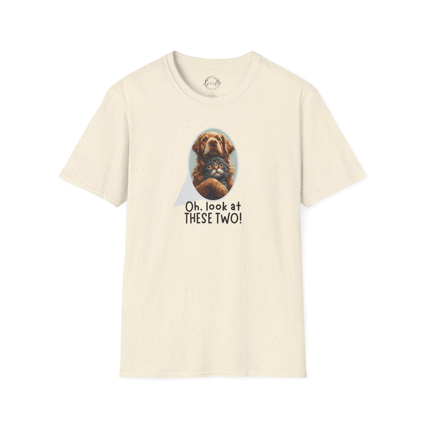 Oh Look at These Two T-Shirt - Unisex Softstyle Tee for Trendy Comfort