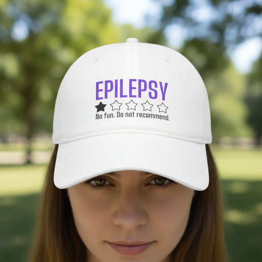 Epilepsy One Star Review Hat | Funny Awareness Baseball Cap