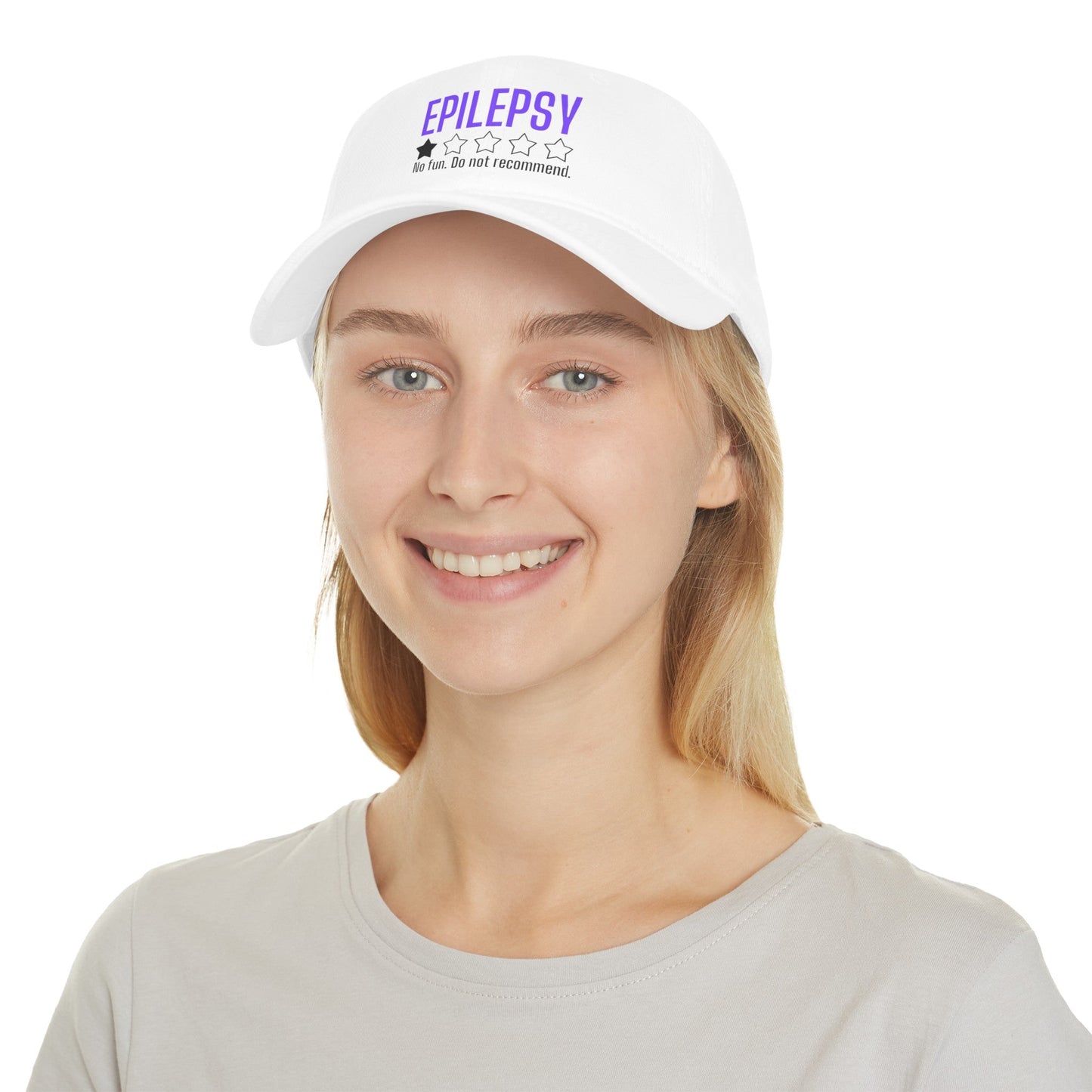 Epilepsy One Star Review Hat | Funny Awareness Baseball Cap