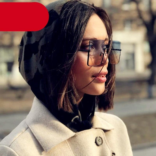 Oversized Polarized Sunglasses for Women Vintage Square Oversized Sunglasses For Women Square Sun Glasses For Women Eyeglasses For Women Mirror Glasses Design