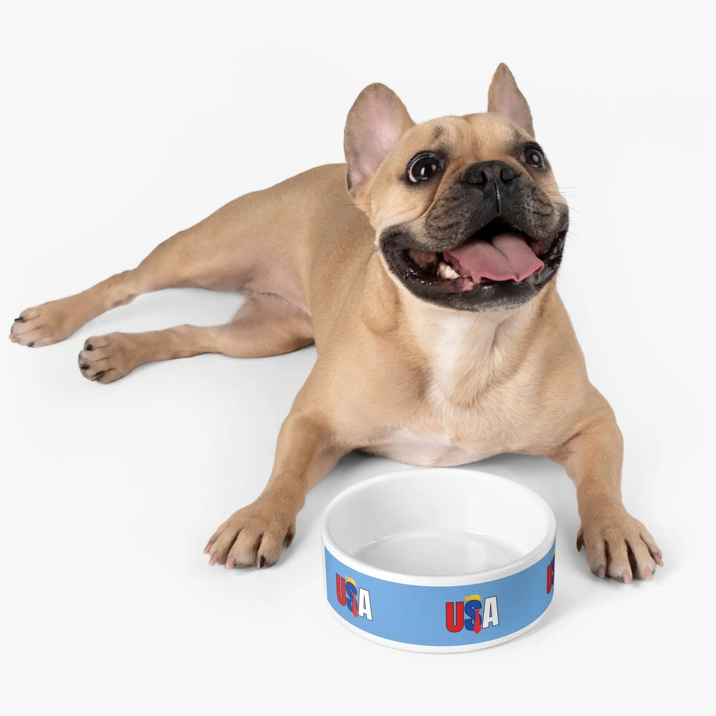 Patriotic USA Pet Bowl - Perfect for Dog & Cat Lovers!